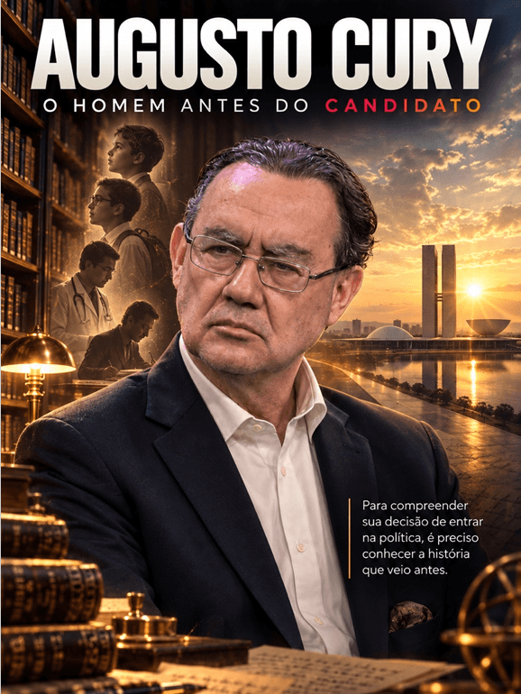 Pôster da série Augusto Cury: O Homem antes do Candidato