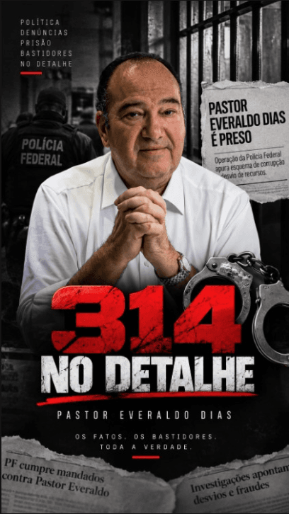 Pôster da série Pastor Everaldo Dias: Do Poder à Prisão